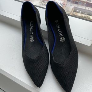 Rothy’s The Point Black Solid Size9